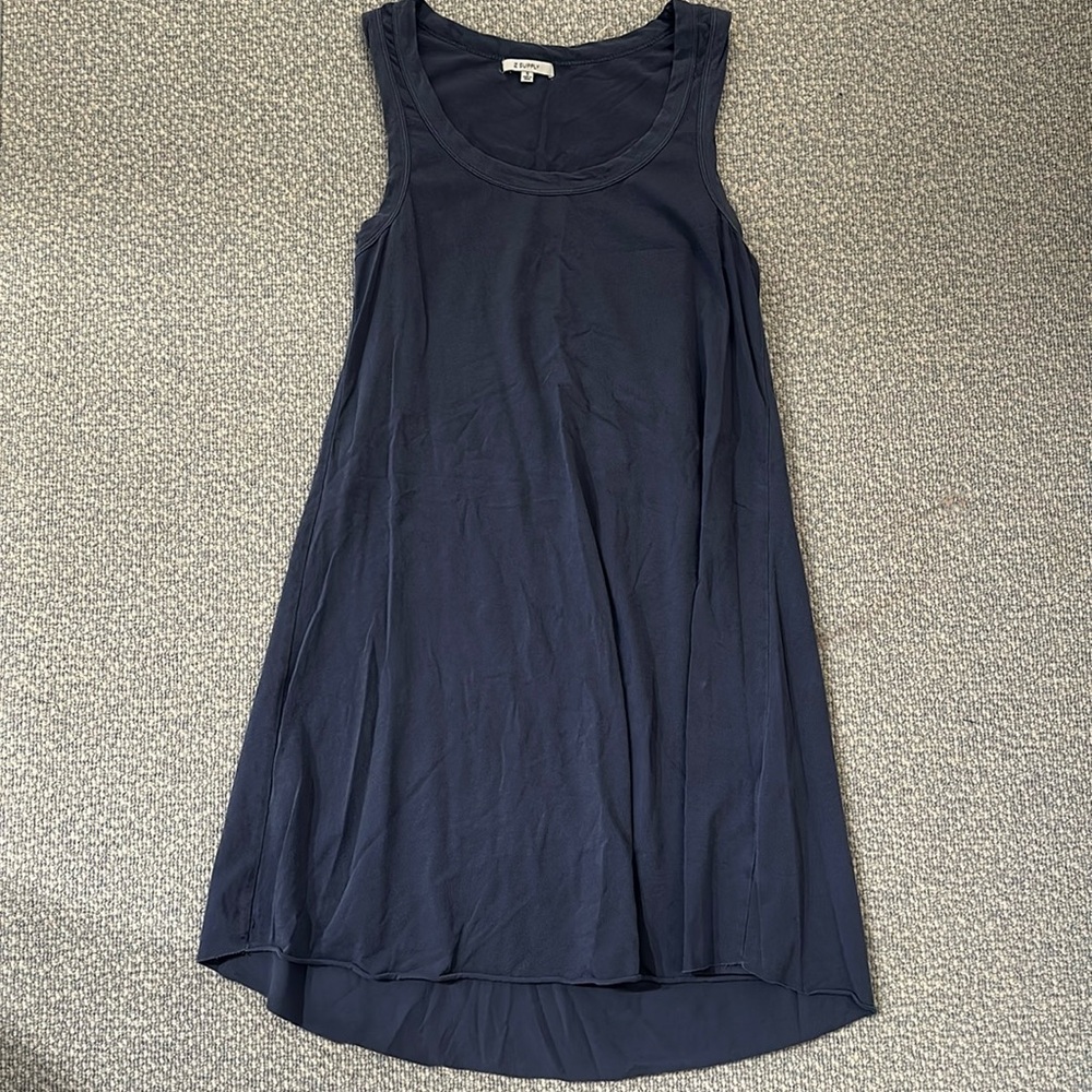 Z supply women’s sleeveless shift dress - soft cotton